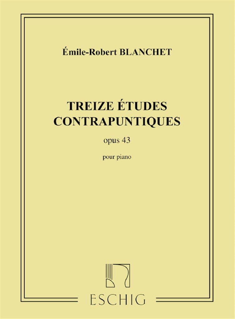 13 Etudes Contraputiques Piano